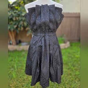 Mustard Seed Black Strapless Party Dress NWT Size Small